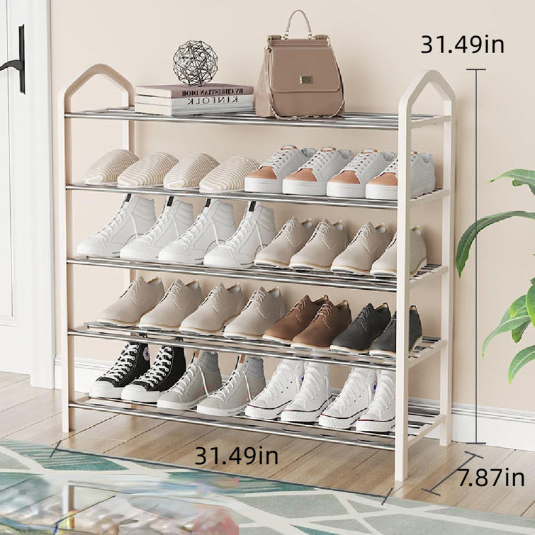 20 pair shoe online rack